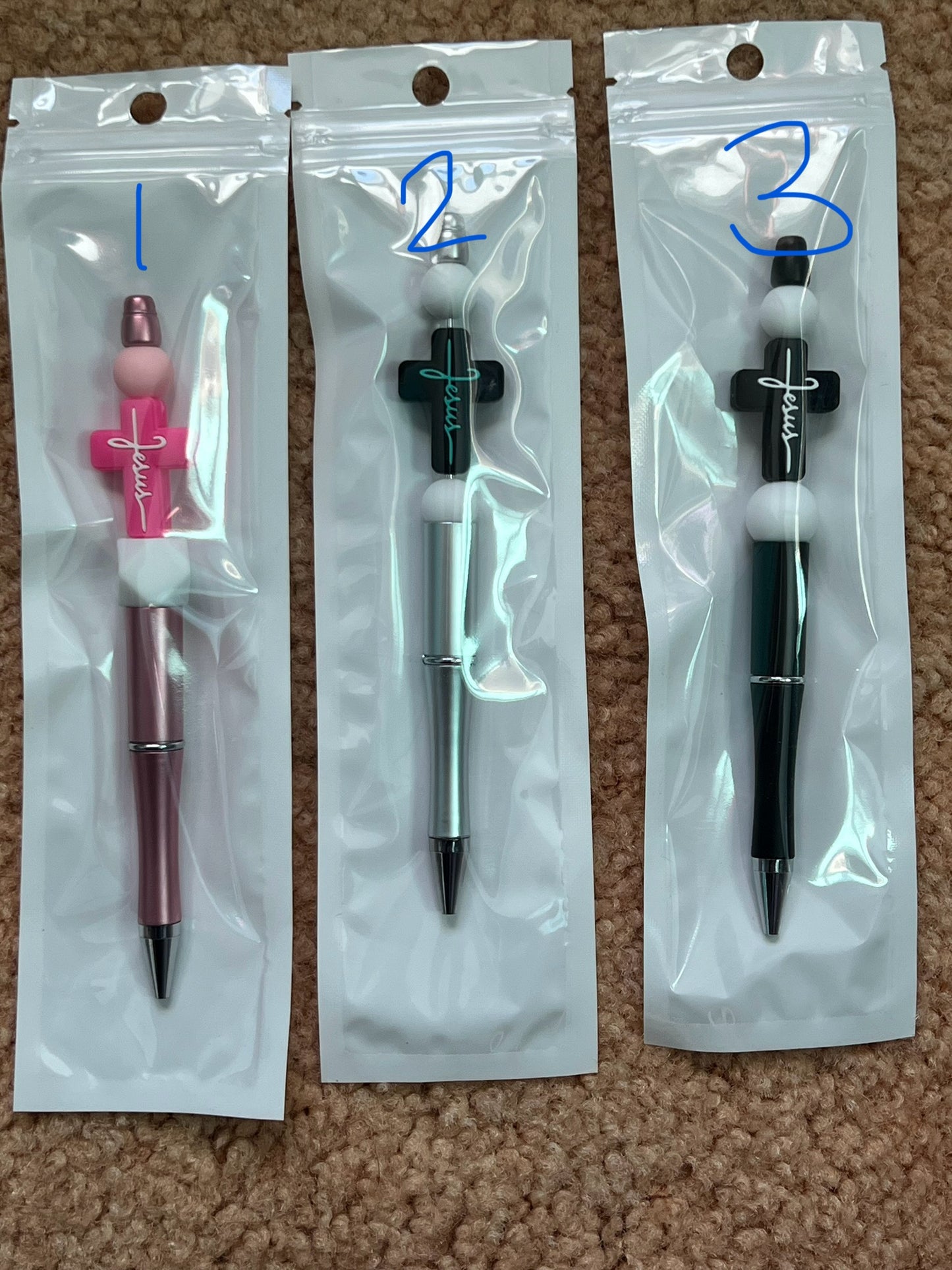 Jesus cross pens